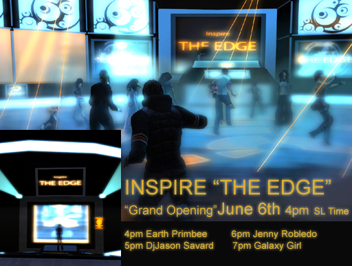 Inspire THE EDGE opens June 6th at 4pm SL time
